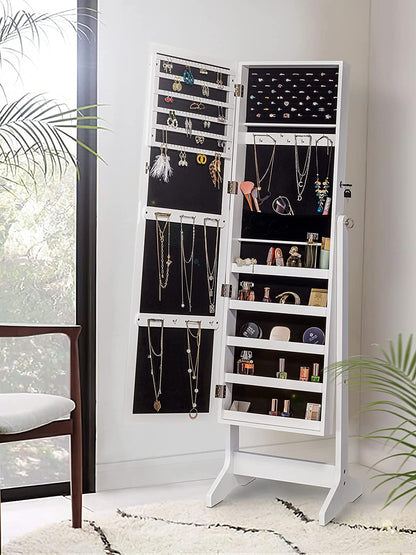 Melinda Standing Jewelry Cabinet Classic Design